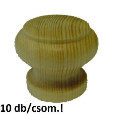 Bútorgomb fa 35mm K/15 fenyő 10db/cs.!