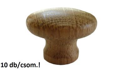Bútorgomb fa 35mm K/31 tölgy 10db/cs.!