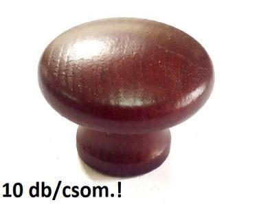 Bútorgomb fa 35mm K/13 mahagóni 10db/cs.!