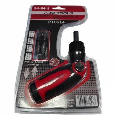 Csavarhúzó bit klt. Pro-Tools 14r. racsnis.flexibi