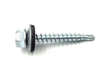 Lemezcsavar Htl. önfúró,fához+alátét 4.8*55 250db.