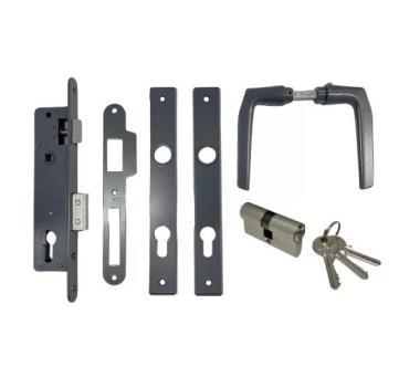 40-es portálzár+betét+kil. grt. antracit SL500-25