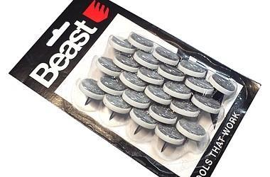 Bútorcsúsztató filc szeges fehér Beast 24mm 24db.!