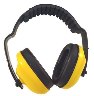 Fülvédő Beast sárga párnázott
