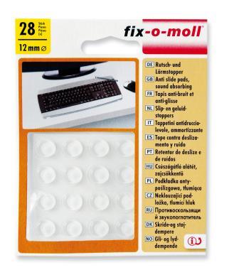 Bútorütköző önt. műa. szilikon átlátszó 12mm