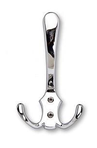 Fogas formás kalaptartós króm