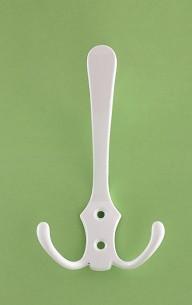 Fogas formás kalaptartós fehér