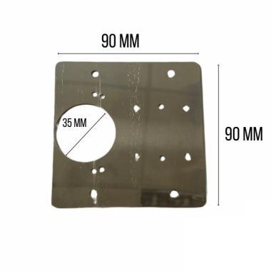 Bútor kivetőpánt javítólemez átmérő: 35mm