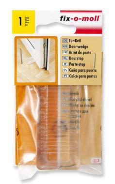 Ajtókitámasztó ék átlátszó 98x36mm