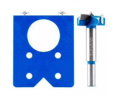 Fúrósablon kivetőpánthoz+pánthelym. Graphite 35mm