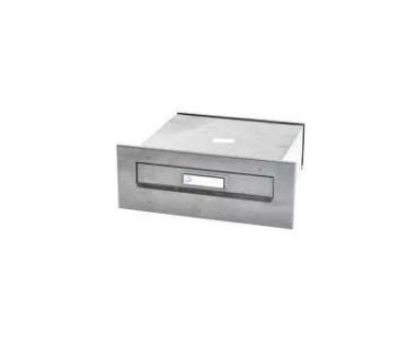 Postaláda beépíthető inox 12x32x26-48C