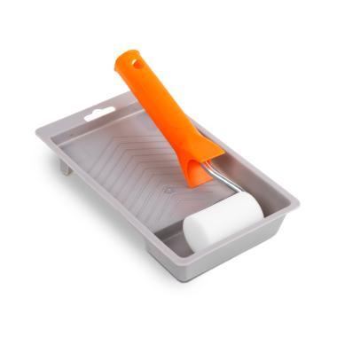 Festőhenger szett-nyél+tálca+nagy sűrűségű hab50mm