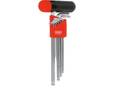 Imbuszkulcs klt. Modeco CrVa marok 9r. MN54120