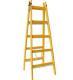 Létra fa erősitett 4 fokos